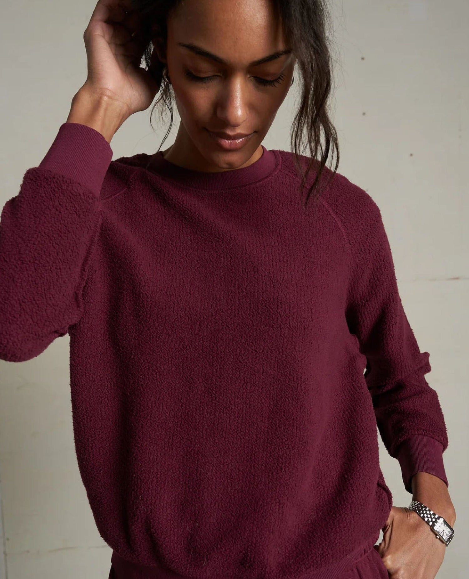 Perfect Ziggy Sweatshirt Dark Burgundy