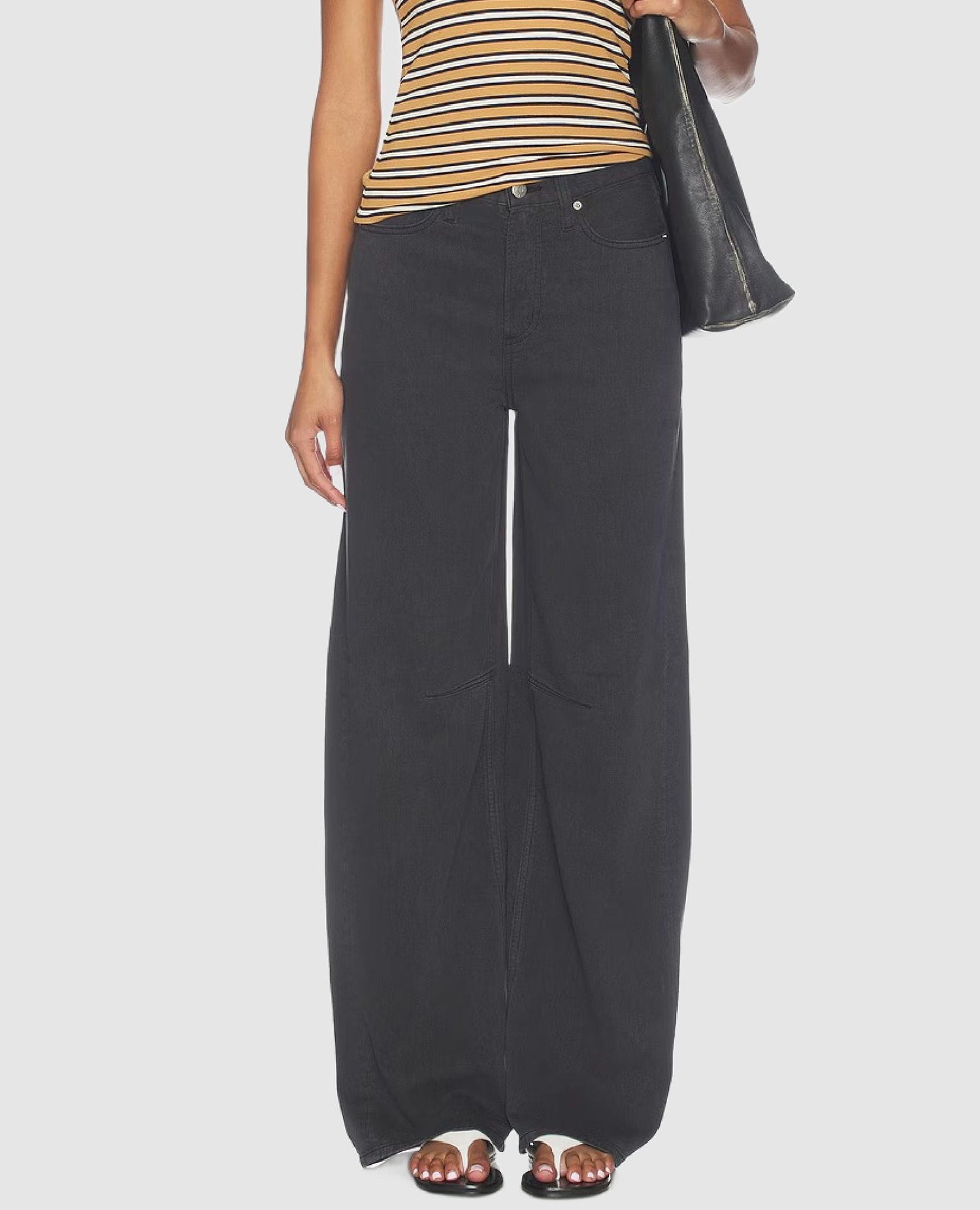 Pistola Sydney Linen Pant Black