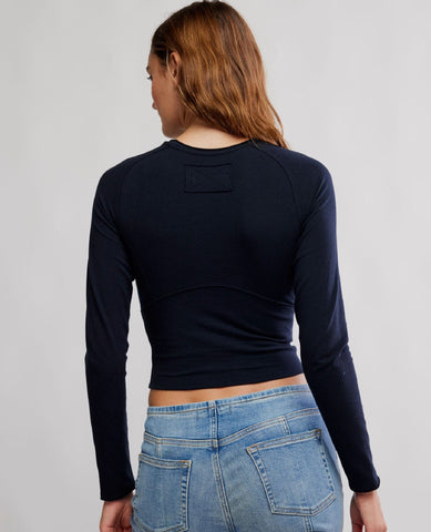 Protagonist Long Sleeve Tee in Black