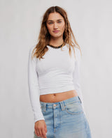 Protagonist Long Sleeve Tee in Ivory