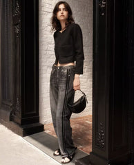 Viral Track Sweats Jean Black