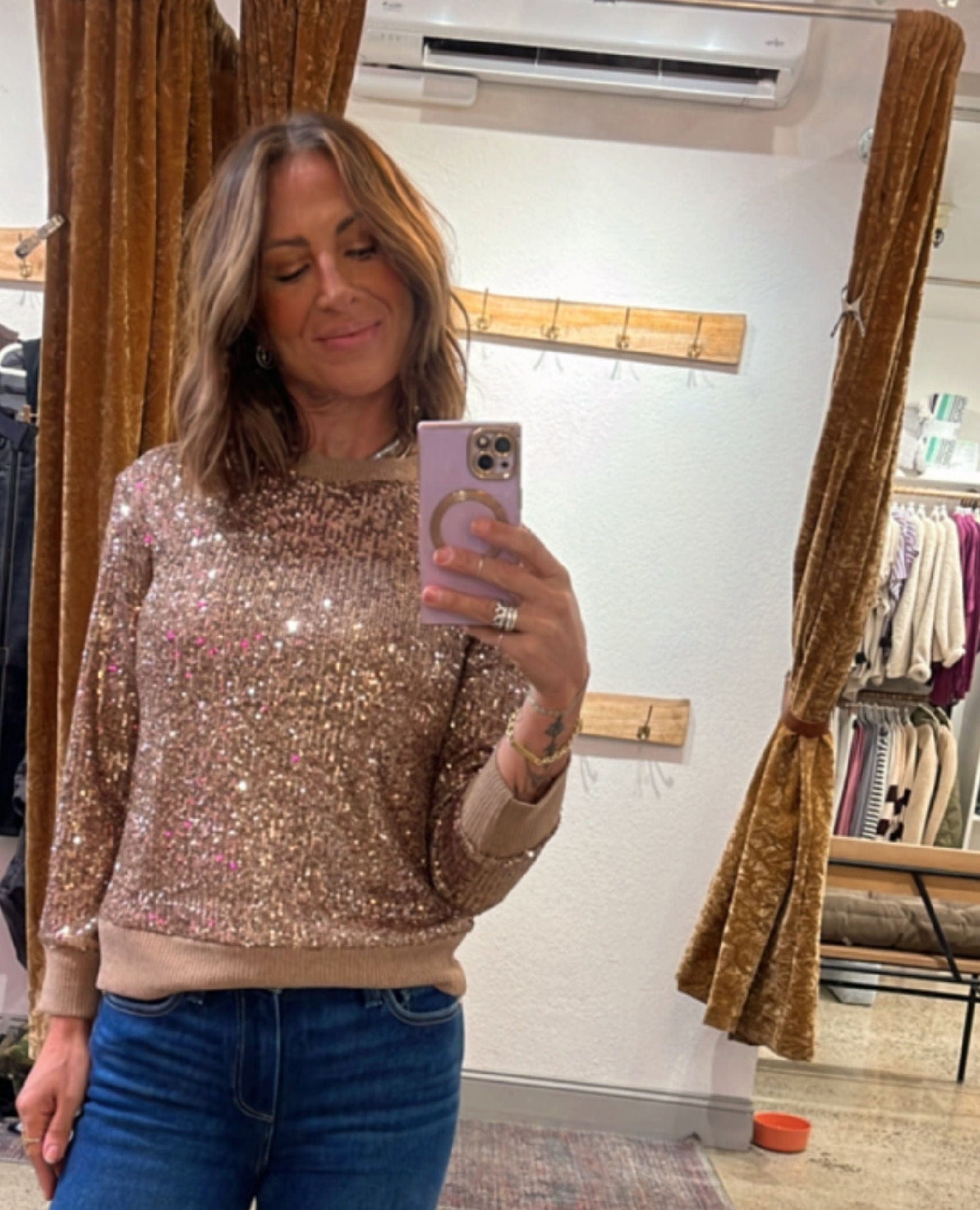 Relaxed Sparkle Popover Mocha