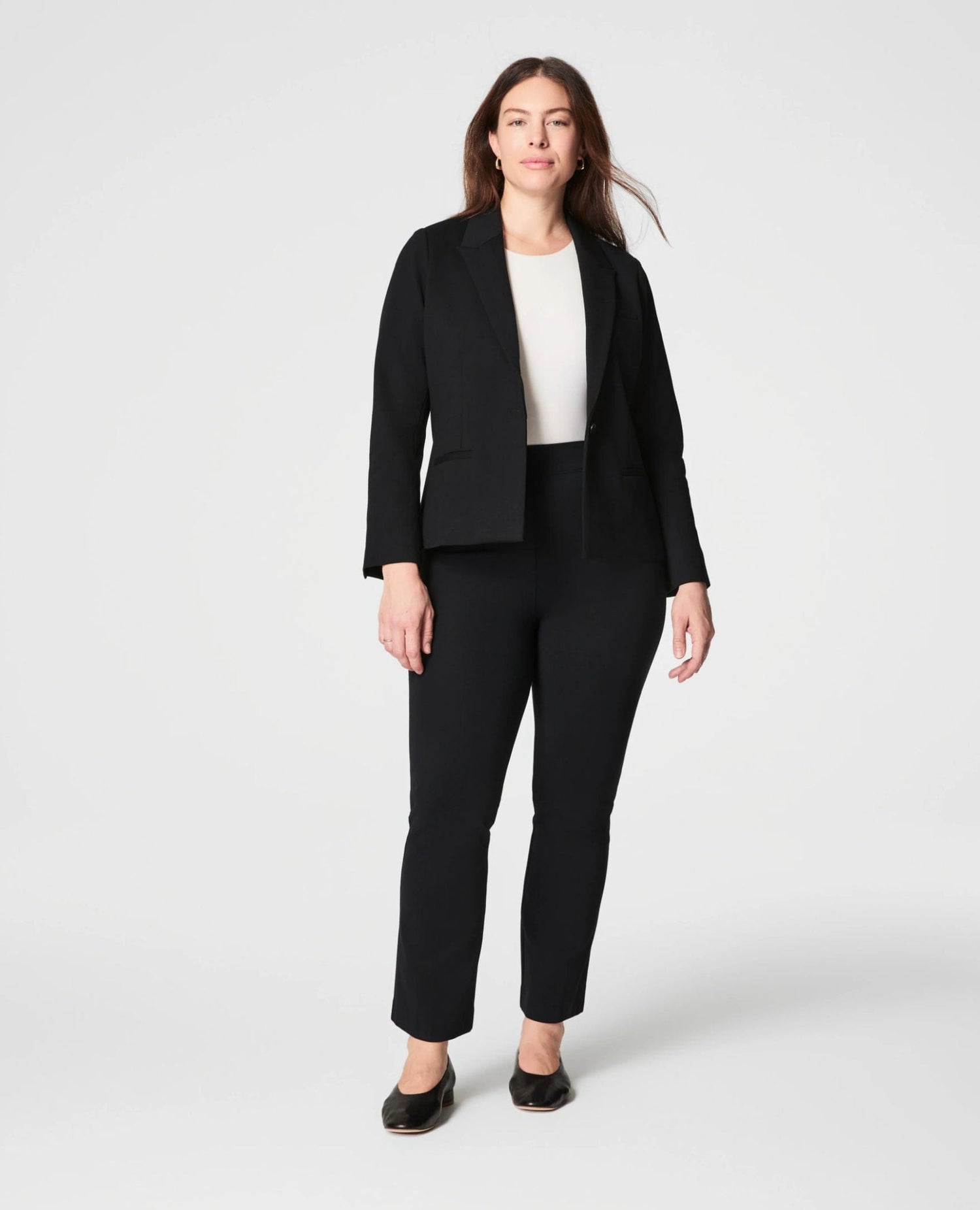 SPANX Ponte Blazer Black