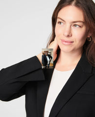 SPANX Ponte Blazer Black