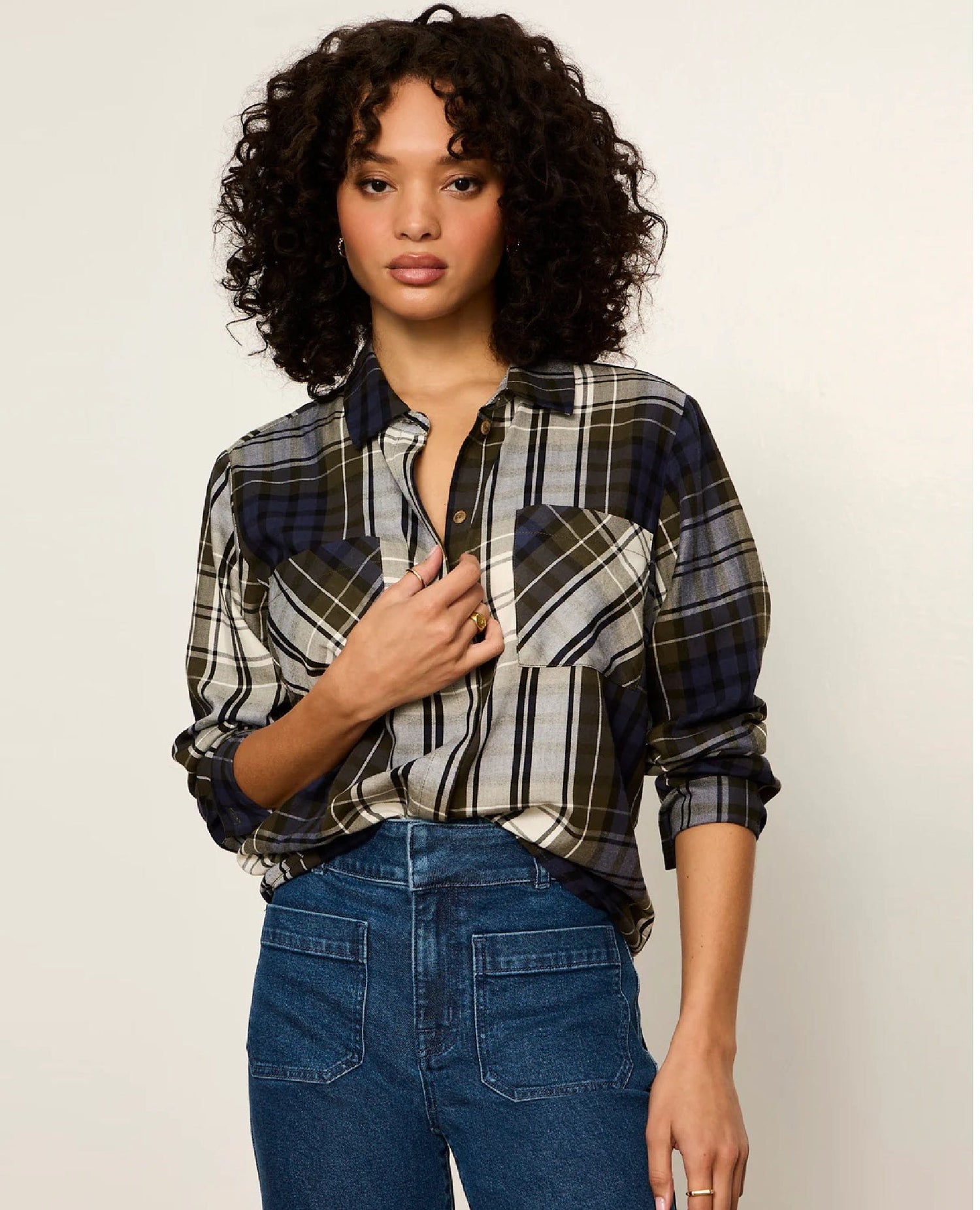 City Plaid Shirt True Green