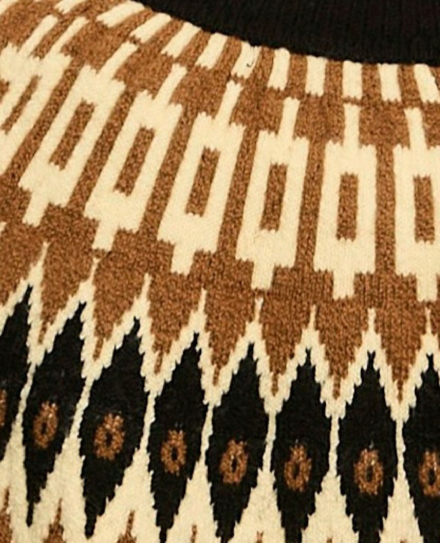 Poconos Fairisle Zip Up Sweater