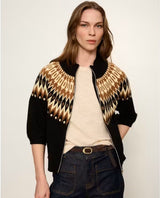 Poconos Fairisle Zip Up Sweater