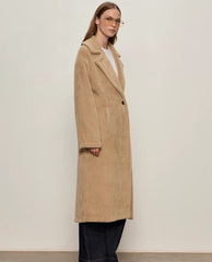 Live in Fur Coat Warm Camel