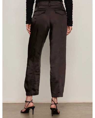 Sahara Satin Black Jogger Pant