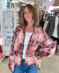 Scarlet Storm Flannel – One Size (red bleached)