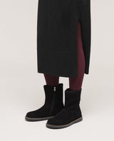 Shearling Uppsala Zip Boot Black