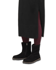 Shearling Uppsala Zip Boot Black