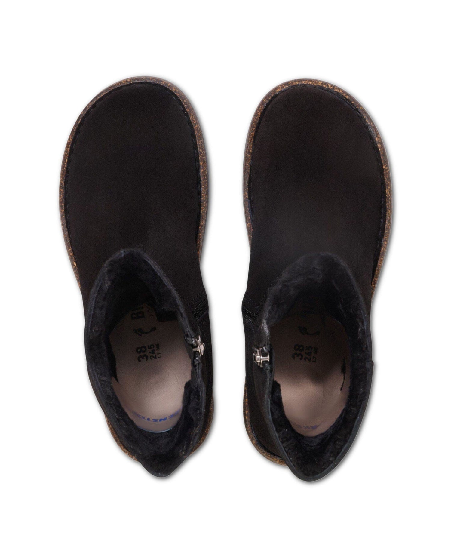 Shearling Uppsala Zip Boot Black