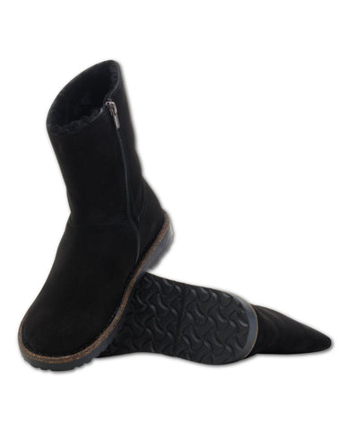 Shearling Uppsala Zip Boot Black