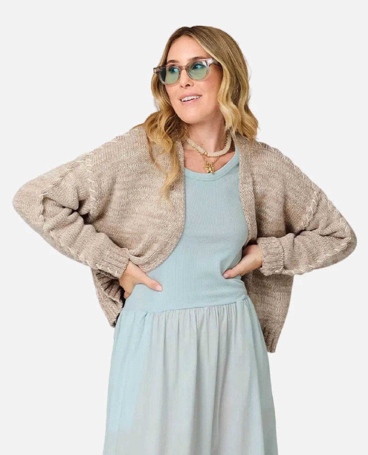 Sienna Love Cardigan Latte