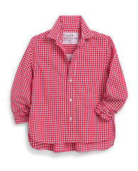 Silvio Untuckable Shirt Red Check