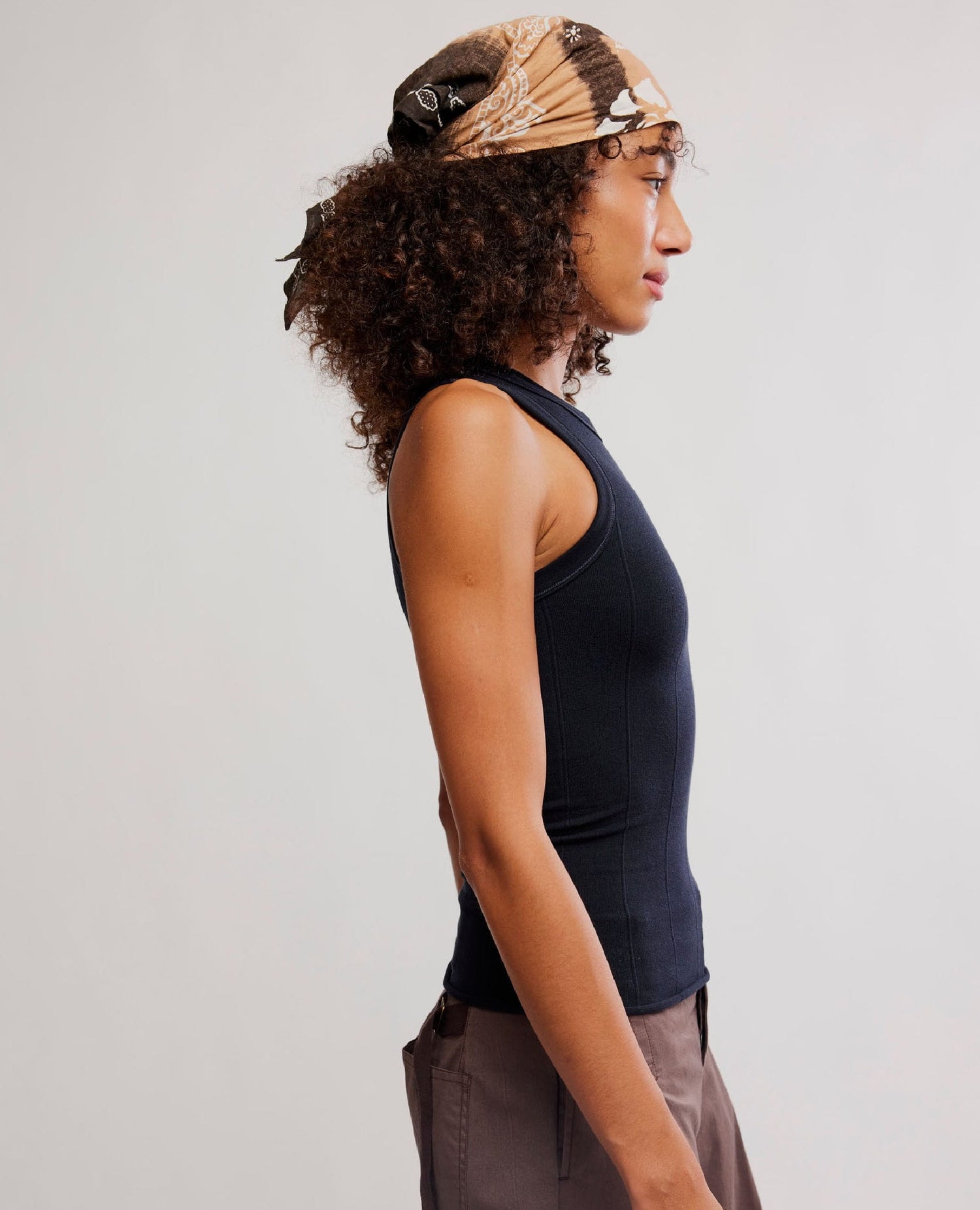 So Soft Seamless Tank Black