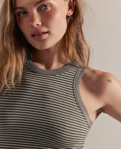 So Soft Seamless Tank Black & White