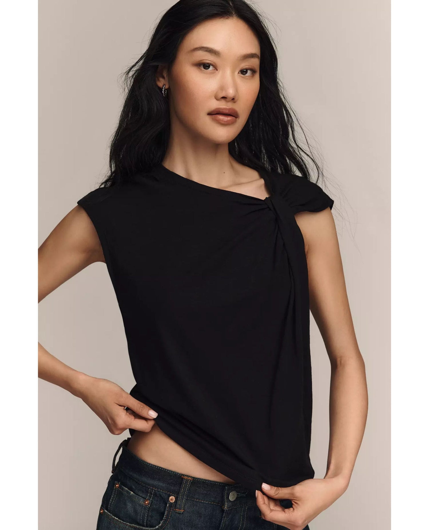 So Twisted Muscle Tee Black