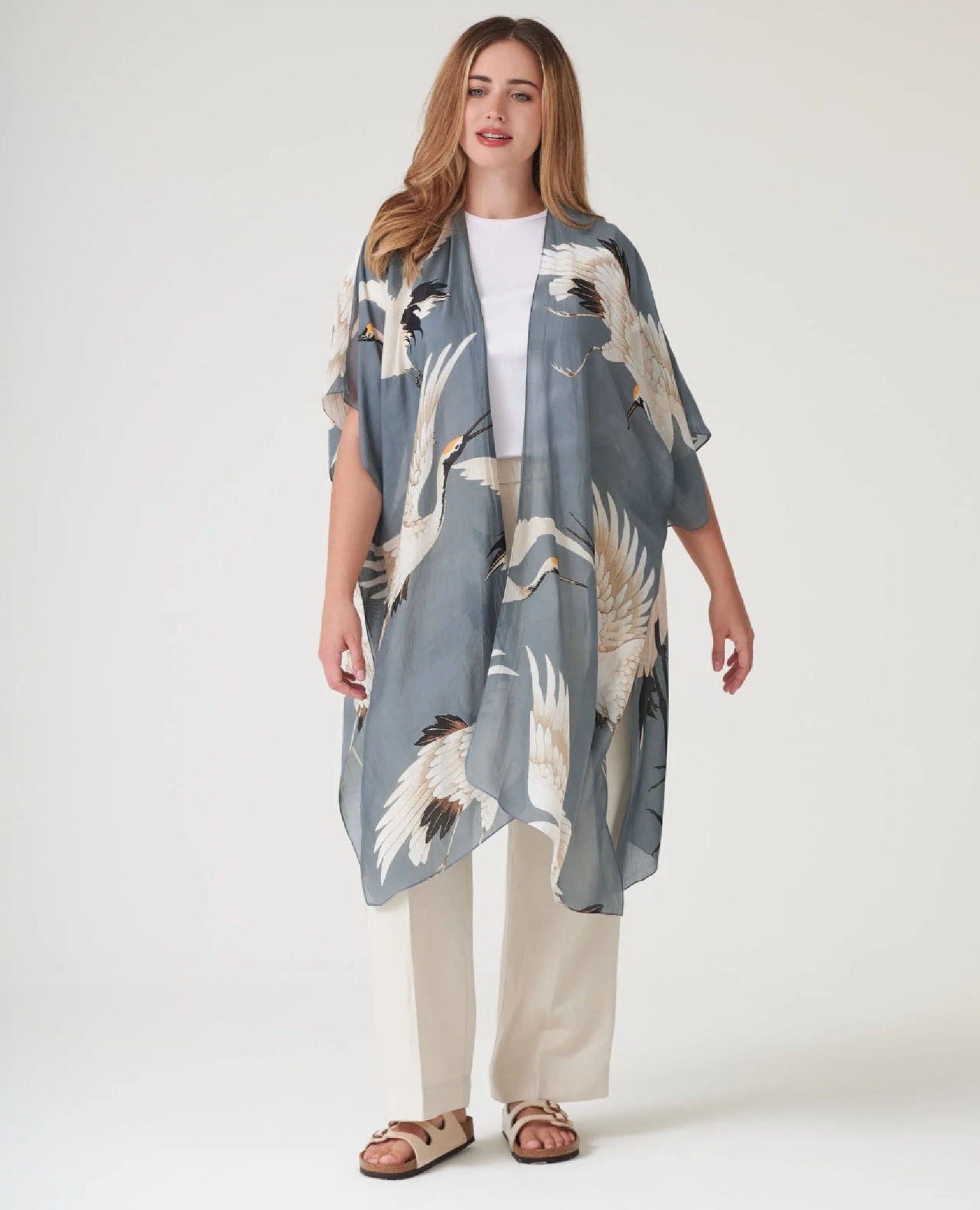 Stork Slate Kimono Throwover