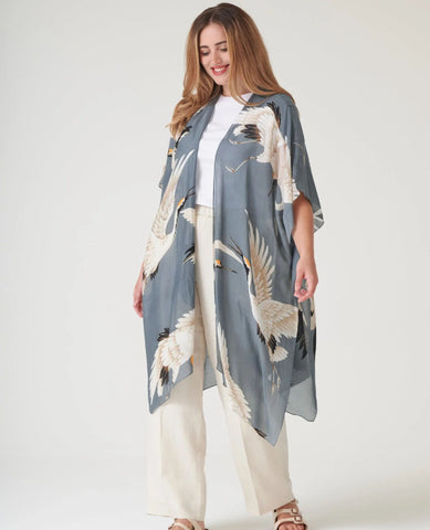 Stork Slate Kimono Throwover