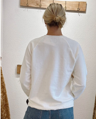 Support Live Music Sweatshirt Vintage Ivory