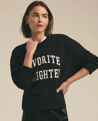Favorite Daughter Sweatshirt Black