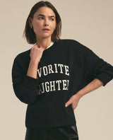 Favorite Daughter Sweatshirt Black