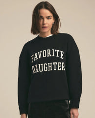 Favorite Daughter Sweatshirt Black