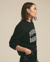 Favorite Daughter Sweatshirt Black