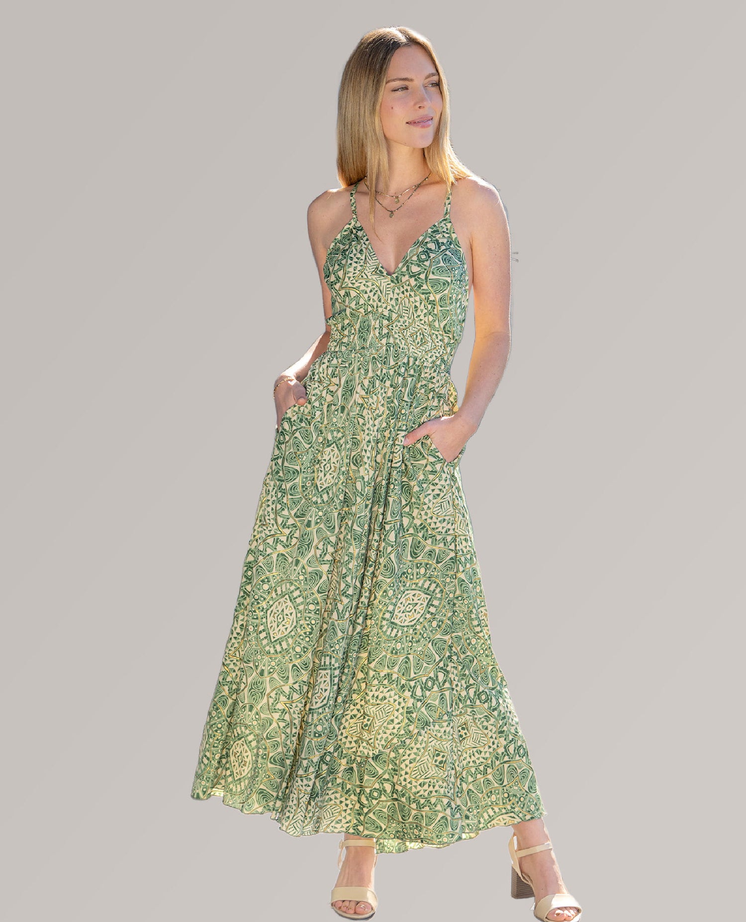 Airlie Maxi Dress Green