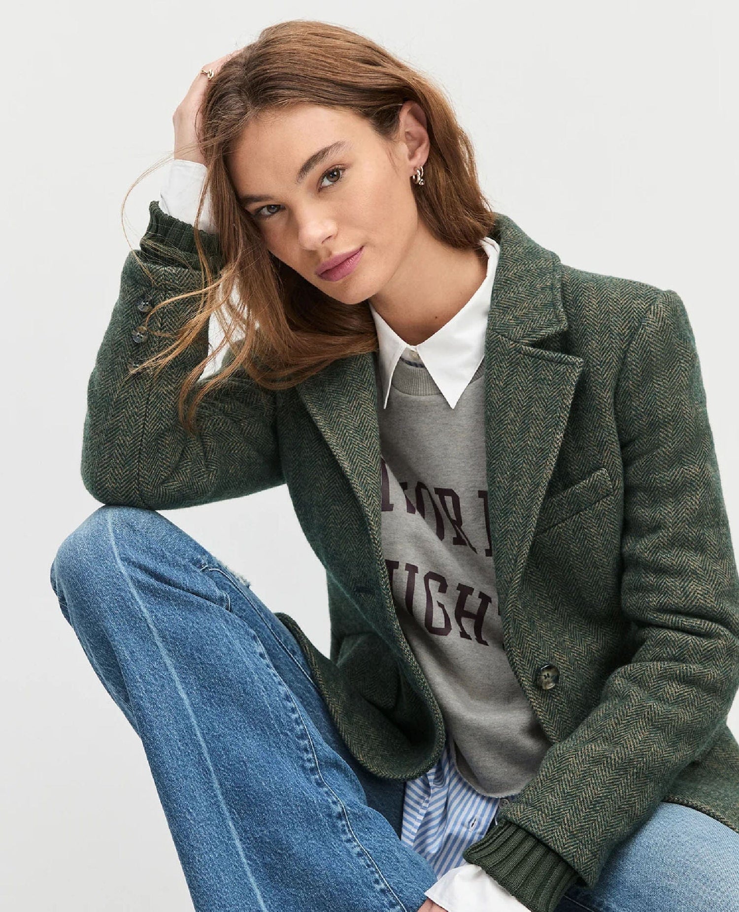 The City Blazer Yorkshire Herringbone