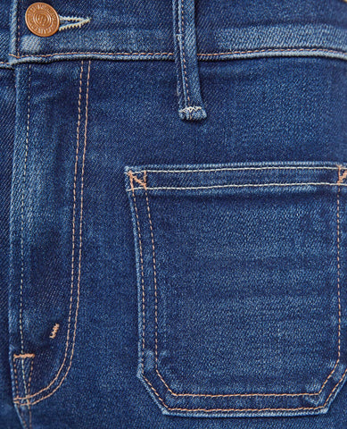 The Patch Pocket Mid-Rise Maven Ankle Jeans Cocktail Hour