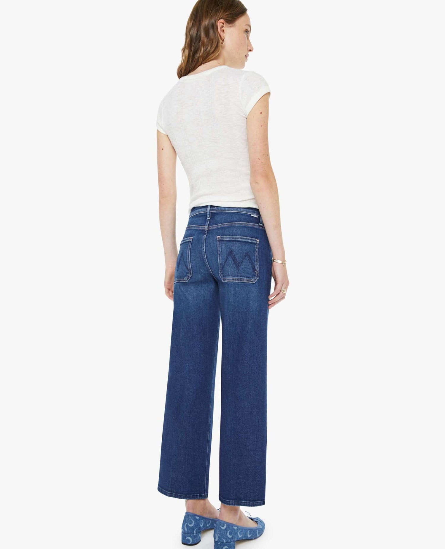 The Patch Pocket Mid-Rise Maven Ankle Jeans Cocktail Hour