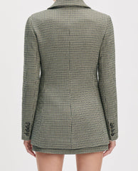 The Phoebe Blazer Cheshire Houndstooth