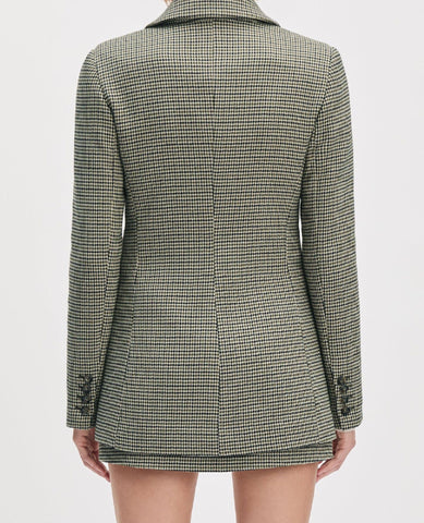 The Phoebe Blazer Cheshire Houndstooth