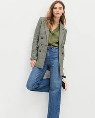 The Phoebe Blazer Cheshire Houndstooth