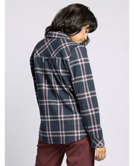 Cassian Shirt Black Red Plaid
