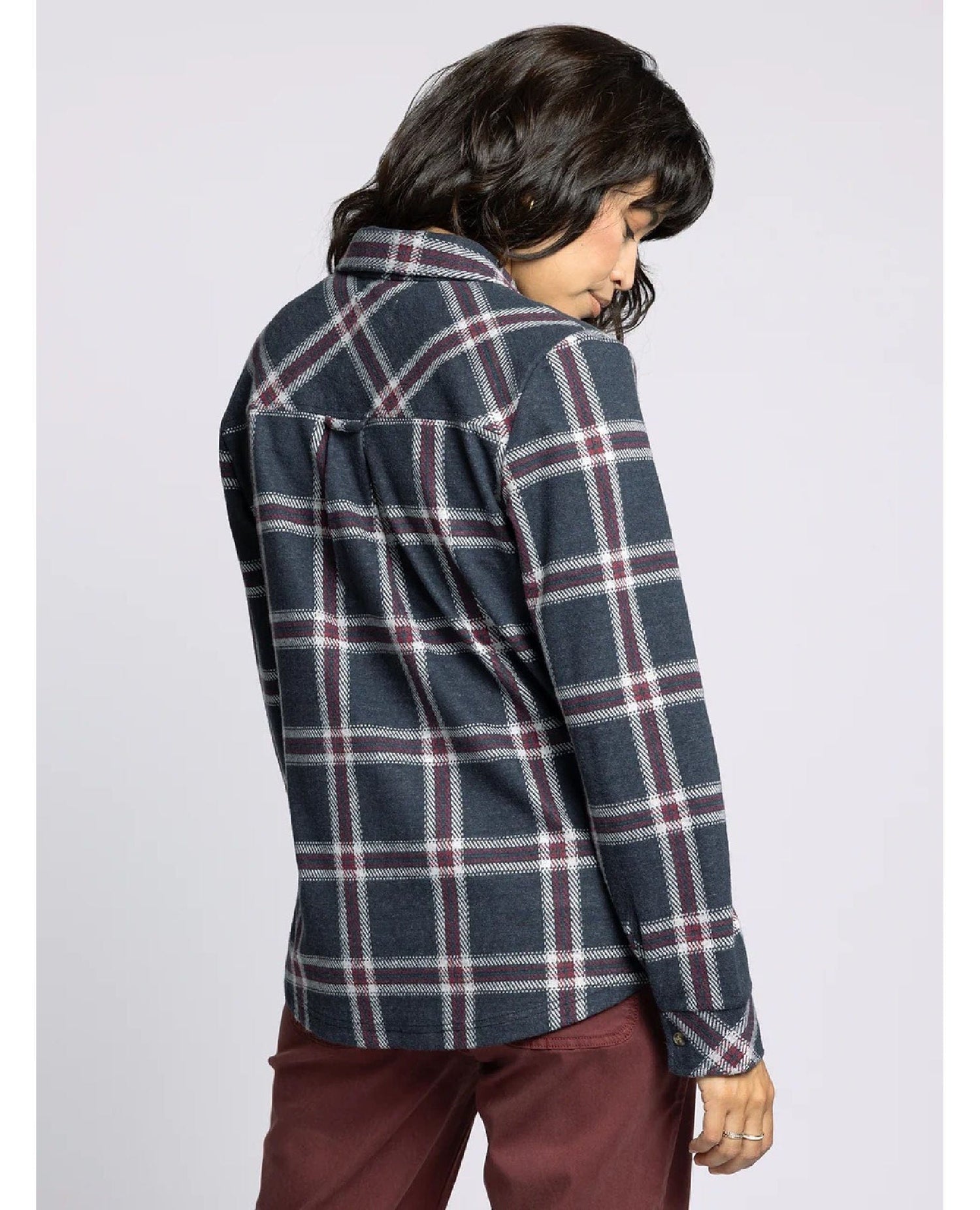 Cassian Shirt Black Red Plaid