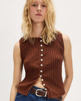 Tilly Vest Honey Bronze