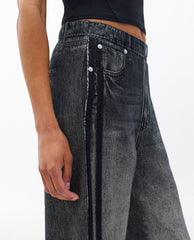 Viral Track Sweats Jean Black