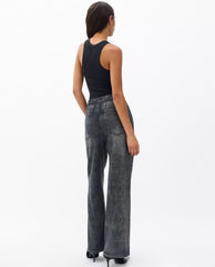 Viral Track Sweats Jean Black