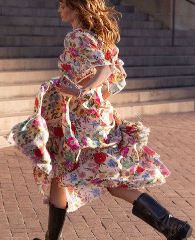 Valley Of The Dolls Floral Skirt