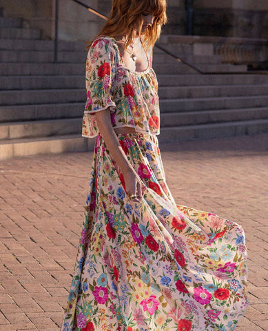 Valley Of The Dolls Floral Skirt