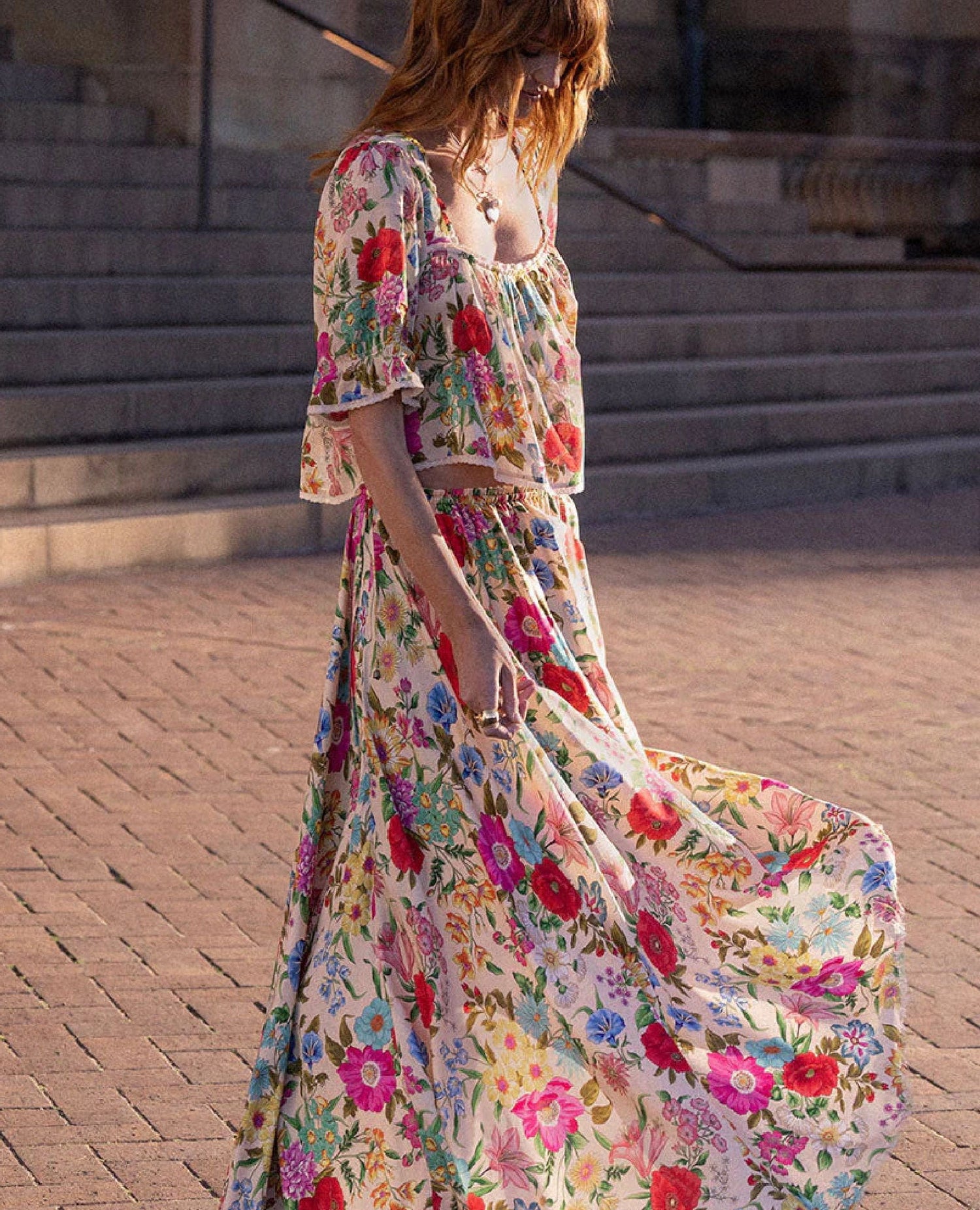 Valley Of The Dolls Floral Skirt