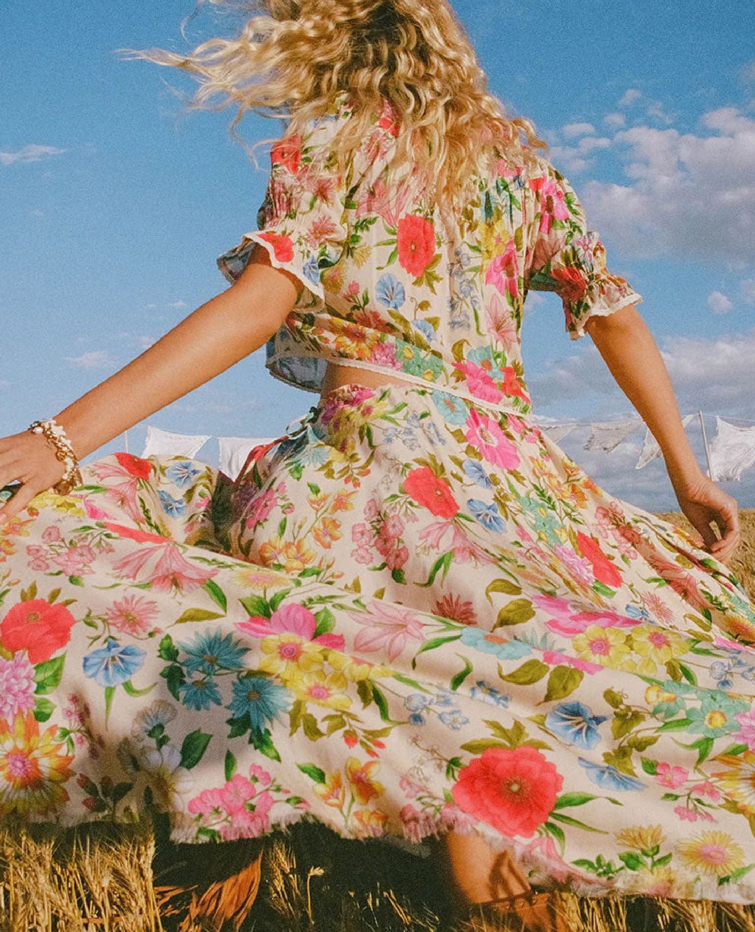 Valley Of The Dolls Floral Skirt