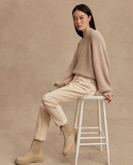 Varley Martina Rib Sweater Cement