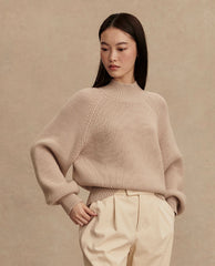 Varley Martina Rib Sweater Cement