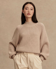 Varley Martina Rib Sweater Cement