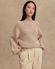 Varley Martina Rib Sweater Cement
